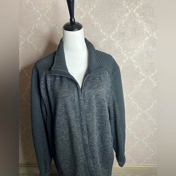 Lands' End Outfitters Gray.Women's Insulated Ribbed Jacket Size XXL - Picture 1 of 6
